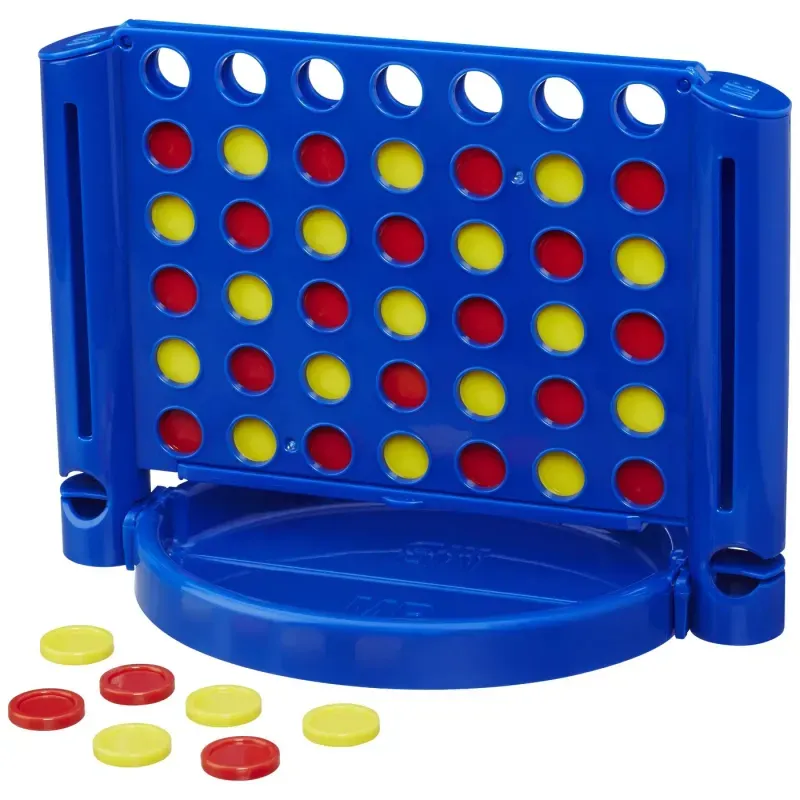 Jucarii, Copii si Bebe - Jucarii si jocuri - Jocuri si puzzle - Jocuri de societate - Joc Clasic Connect4 Grab And Go In Limba Engleza - Infinity.ro