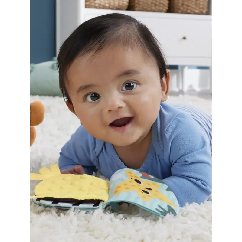 Jucarii, Copii si Bebe - Jucarii si jocuri - Jucarii bebelusi - Jucarii interactive bebelusi - Fisher Price Jucarie Senzoriala 2 In 1 Tummy Time Vidra Pentru Bebelusi - Infinity.ro