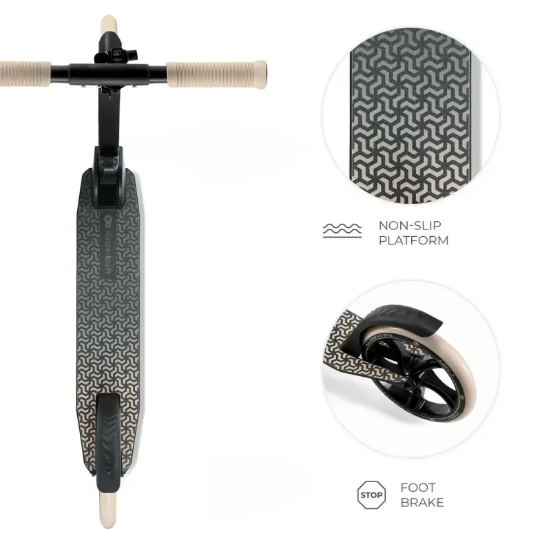 Sport si Outdoor - Role, trotinete si skateboard - Trotinete copii - Trotineta Kinderkraft Freely,  Beige - Infinity.ro