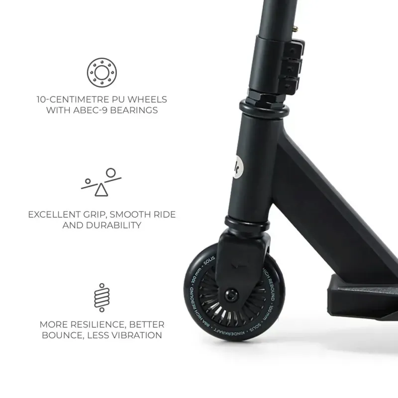 Sport si Outdoor - Role, trotinete si skateboard - Trotinete copii - Trotineta Kinderkraft Solis, Black - Infinity.ro