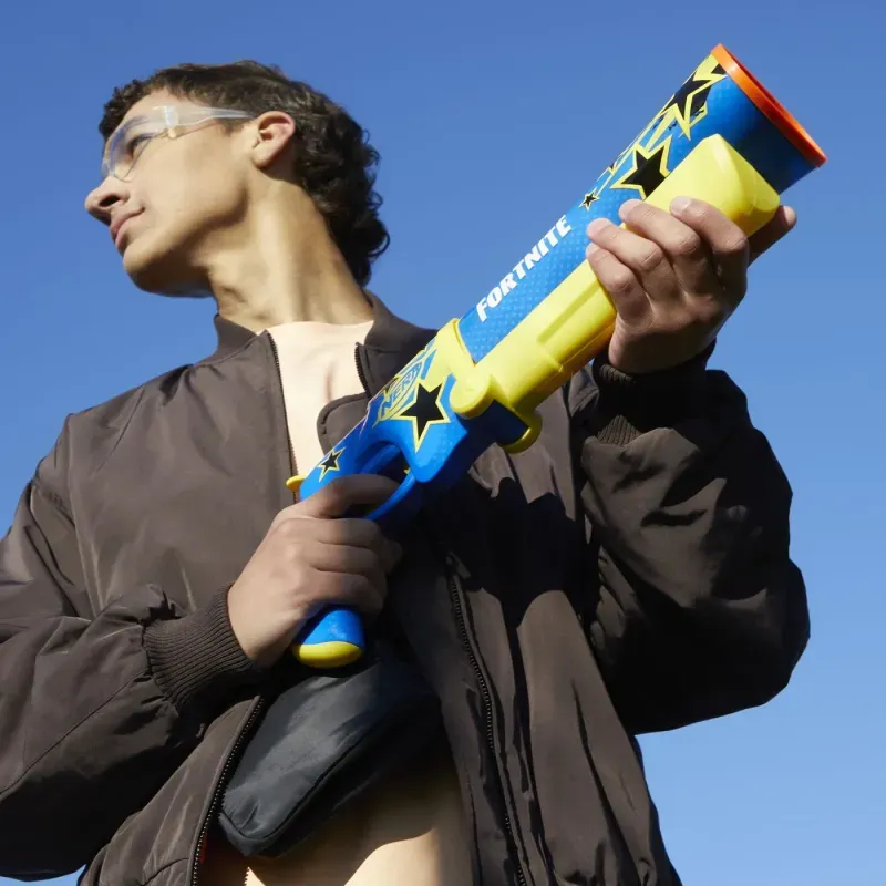 Jucarii, Copii si Bebe - Jucarii si jocuri - Jucarii de rol - Arme de jucarie - Nerf Blaster Fortnite Half Tone Hero - Infinity.ro