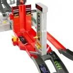 Jucarii, Copii si Bebe - Jucarii si jocuri - Vehicule si jucarii cu telecomanda - Masinute - Hot Wheels Racing Cuircuit De Curse Grand Prix Formula 1 Cu 3 Masinute Incluse - Infinity.ro