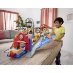 Jucarii, Copii si Bebe - Jucarii si jocuri - Vehicule si jucarii cu telecomanda - Masinute - Cars Race And Rescue Set De Joaca Curcuit De Salvare Si 3 Masinute Metalice - Infinity.ro