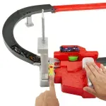 Jucarii, Copii si Bebe - Jucarii si jocuri - Vehicule si jucarii cu telecomanda - Masinute - Hot Wheels Racing Curcuit De Curse Formula 1 Cu 3 Masinute Incluse - Infinity.ro