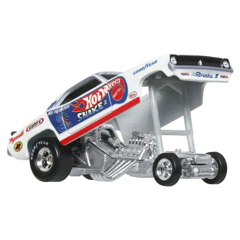 Jucarii, Copii si Bebe - Jucarii si jocuri - Vehicule si jucarii cu telecomanda - Masinute - Hot Wheels Premium Set 2 Masinute Metalice Plymouth Cuda Fc 72 Si Robn Pinks Scara 1 La 64 - Infinity.ro