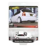 Jucarii, Copii si Bebe - Jucarii si jocuri - Vehicule si jucarii cu telecomanda - Masinute - Hot Wheels Premium Real Riders Masinuta Metalica Honda Civic Type R Ek9 Scara 1 La 43 - Infinity.ro