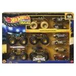 Jucarii, Copii si Bebe - Jucarii si jocuri - Vehicule si jucarii cu telecomanda - Masinute - Hot Wheels Monster Truck 50 Bigfoot Set 11 Vehicule Trophy Champions - Infinity.ro