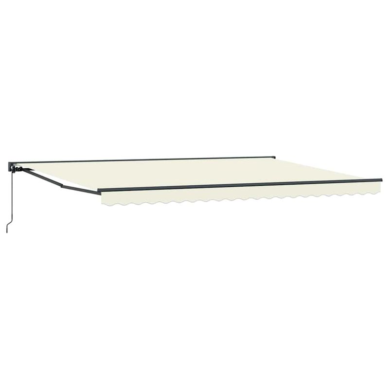 Casa si Gradina - Gradina si terasa - Umbrele si pavilioane - Pavilioane - Cortina Retractabila Manual Crem 500x300 cm tesatura - Infinity.ro