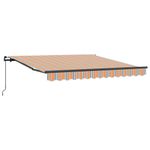 Casa si Gradina - Gradina si terasa - Umbrele si pavilioane - Pavilioane - Cortina Retractabila Manual Multicolour 300 x 250 cm tesatura - Infinity.ro