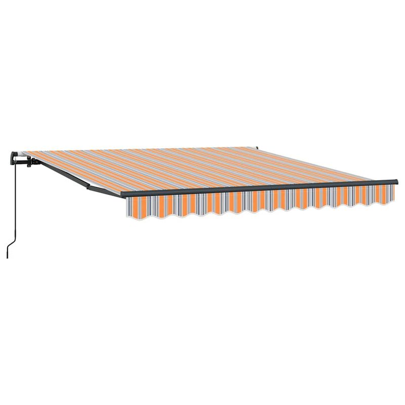 Casa si Gradina - Gradina si terasa - Umbrele si pavilioane - Pavilioane - Cortina Retractabila Manual Multicolour 300 x 250 cm tesatura - Infinity.ro
