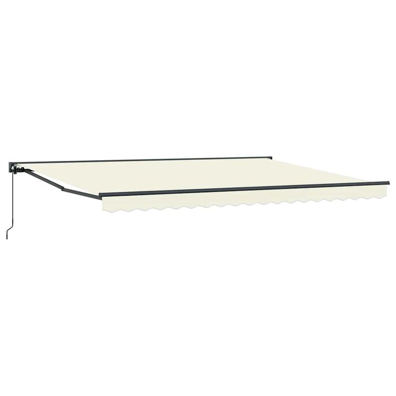 Casa si Gradina - Gradina si terasa - Umbrele si pavilioane - Pavilioane - Cortina Retractabila Manual Crem 450x300 cm tesatura - Infinity.ro
