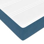 Casa si Gradina - Mobilier - Paturi si accesorii - Paturi - Pat boxspring cu saltea Albastru inchis 200 x 210 cm Catifea - Infinity.ro