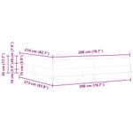 Casa si Gradina - Mobilier - Paturi si accesorii - Paturi - Pat boxspring cu saltea Albastru inchis 200 x 210 cm Catifea - Infinity.ro
