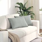 Casa si Gradina - Textile si covoare - Perne si pilote - Perne decorative - Perne pentru canapea 2 pcs Gri deschis 60 x 40 cm - Infinity.ro