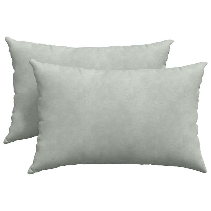 Casa si Gradina - Textile si covoare - Perne si pilote - Perne decorative - Perne pentru canapea 2 pcs Gri deschis 60 x 40 cm - Infinity.ro