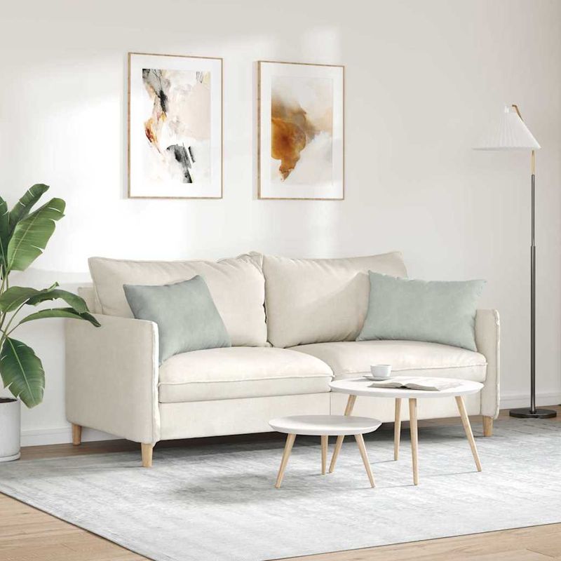 Casa si Gradina - Textile si covoare - Perne si pilote - Perne decorative - Perne pentru canapea 2 pcs Gri deschis 60 x 40 cm - Infinity.ro