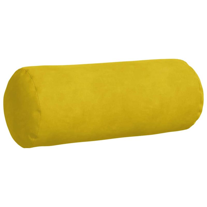 Casa si Gradina - Textile si covoare - Perne si pilote - Perne decorative - Perne Bolster 2 pcs Galben Ø 15 x 40 cm Tesatura din corduroy - Infinity.ro