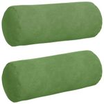 Casa si Gradina - Textile si covoare - Perne si pilote - Perne decorative - Perne Bolster 2 pcs Verde deschis Ø 15 x 40 cm - Infinity.ro