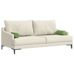 Casa si Gradina - Textile si covoare - Perne si pilote - Perne decorative - Perne Bolster 2 pcs Verde deschis Ø 15 x 40 cm - Infinity.ro