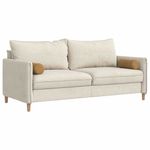 Casa si Gradina - Textile si covoare - Perne si pilote - Perne decorative - Perne Bolster 2 pcs Maro Ø 15 x 40 cm Tesatura din corduroy - Infinity.ro