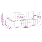 Casa si Gradina - Mobilier - Paturi si accesorii - Paturi - Cadru de pat coltar cu headboard Gri inchis 80 x 200 cm Catifea - Infinity.ro