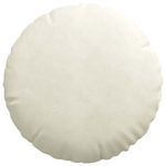 Casa si Gradina - Textile si covoare - Perne si pilote - Perne decorative - Perne de Sezut 2 pcs Crem Ø 40 x 13 cm Catifea - Infinity.ro