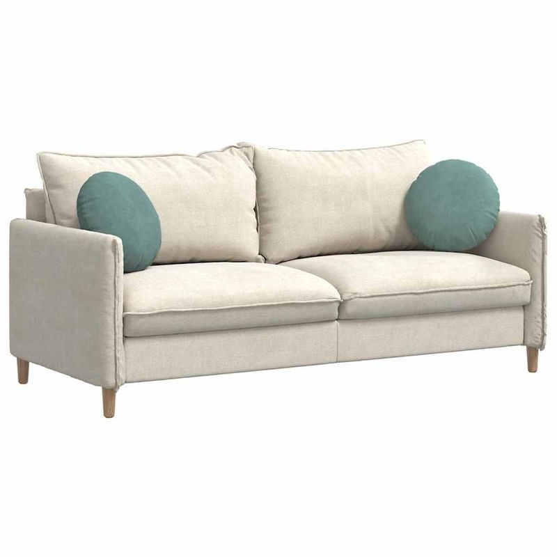 Casa si Gradina - Textile si covoare - Perne si pilote - Perne decorative - Perne de Sezut 2 pcs Verde Marii Ø 40 x 13 cm Catifea - Infinity.ro