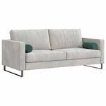 Casa si Gradina - Textile si covoare - Perne si pilote - Perne decorative - Perne Bolster 2 pcs Verde inchis Ø 15 x 40 cm - Infinity.ro