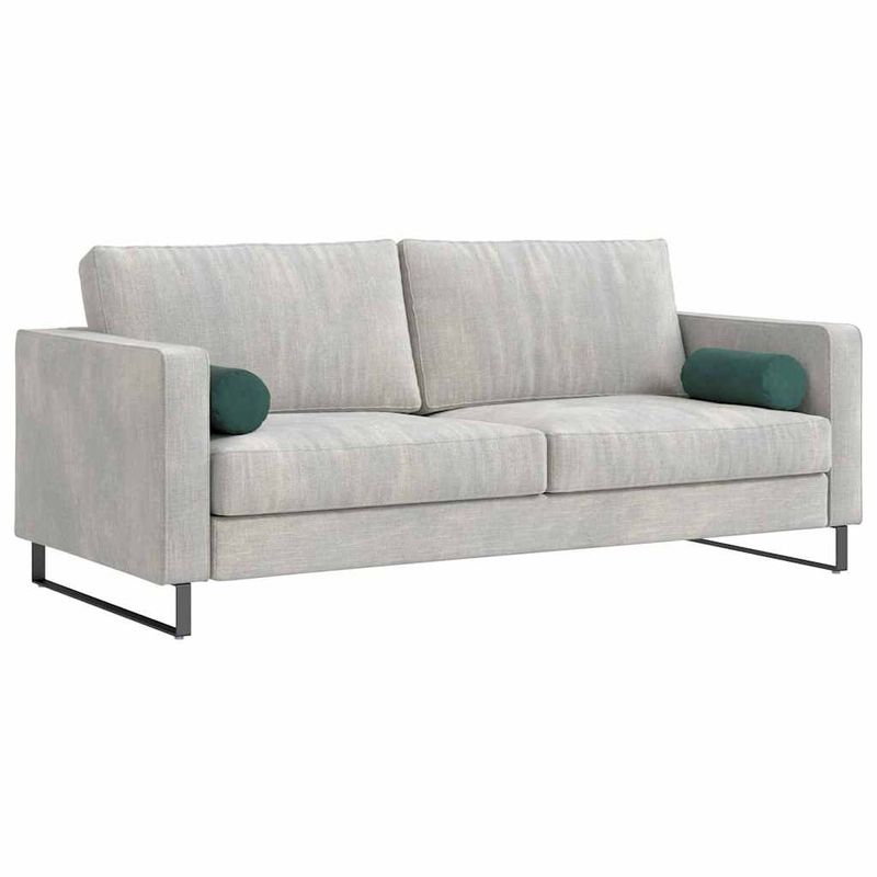 Casa si Gradina - Textile si covoare - Perne si pilote - Perne decorative - Perne Bolster 2 pcs Verde inchis Ø 15 x 40 cm - Infinity.ro