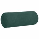 Casa si Gradina - Textile si covoare - Perne si pilote - Perne decorative - Perne Bolster 2 pcs Verde inchis Ø 15 x 40 cm - Infinity.ro