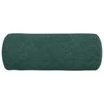 Casa si Gradina - Textile si covoare - Perne si pilote - Perne decorative - Perne Bolster 2 pcs Verde inchis Ø 15 x 40 cm - Infinity.ro