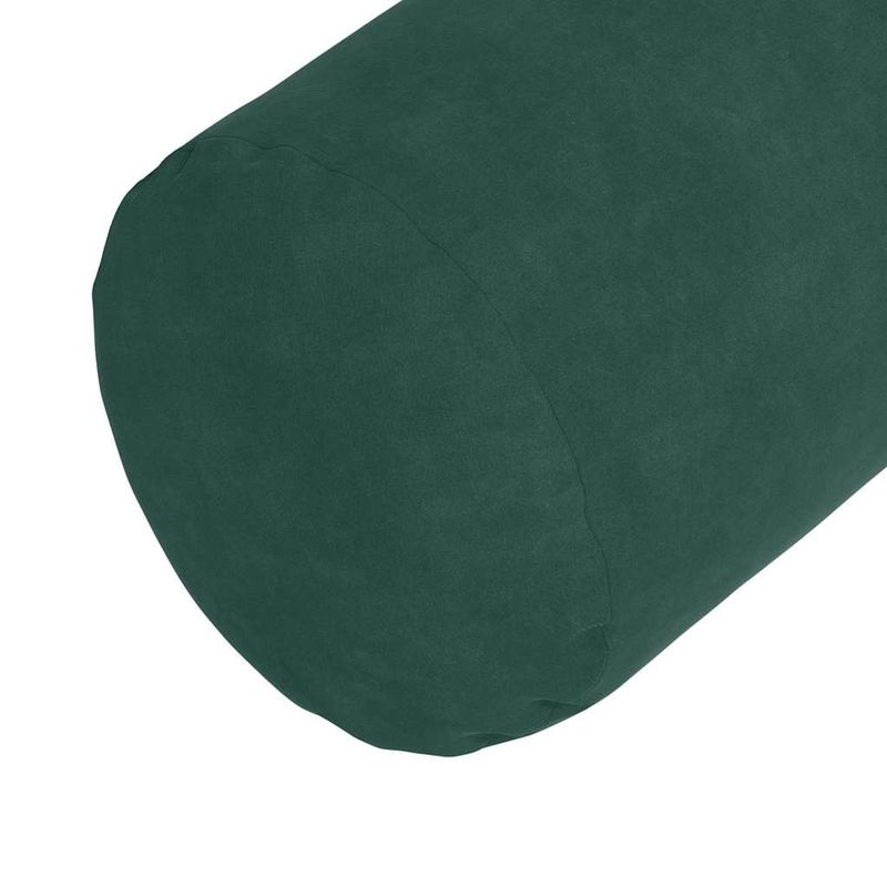 Casa si Gradina - Textile si covoare - Perne si pilote - Perne decorative - Perne Bolster 2 pcs Verde inchis Ø 15 x 40 cm - Infinity.ro