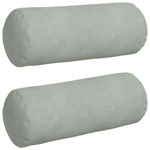 Casa si Gradina - Textile si covoare - Perne si pilote - Perne decorative - Perne Bolster 2 pcs Gri deschis Ø 15 x 40 cm - Infinity.ro