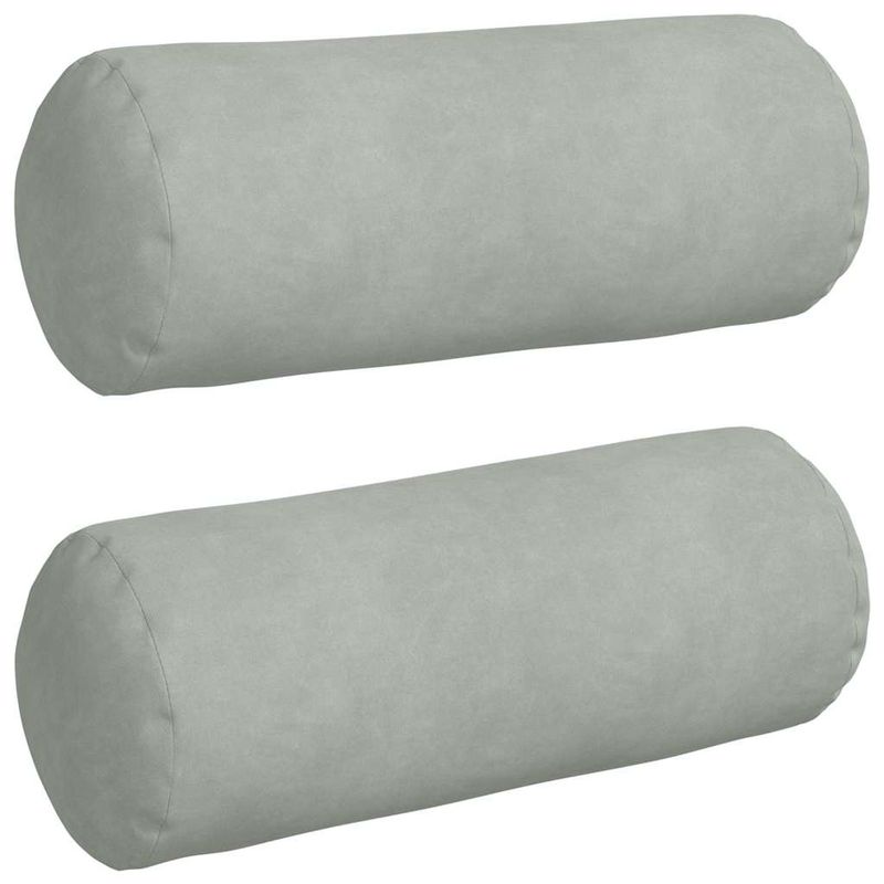Casa si Gradina - Textile si covoare - Perne si pilote - Perne decorative - Perne Bolster 2 pcs Gri deschis Ø 15 x 40 cm - Infinity.ro