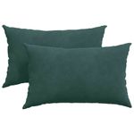 Casa si Gradina - Textile si covoare - Perne si pilote - Perne decorative - Perne pentru canapea 2 pcs Verde inchis 50 x 30 cm - Infinity.ro