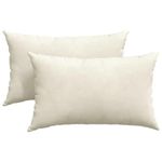 Casa si Gradina - Textile si covoare - Perne si pilote - Perne decorative - Perne pentru canapea 2 pcs Crem 50 x 30 cm - Infinity.ro