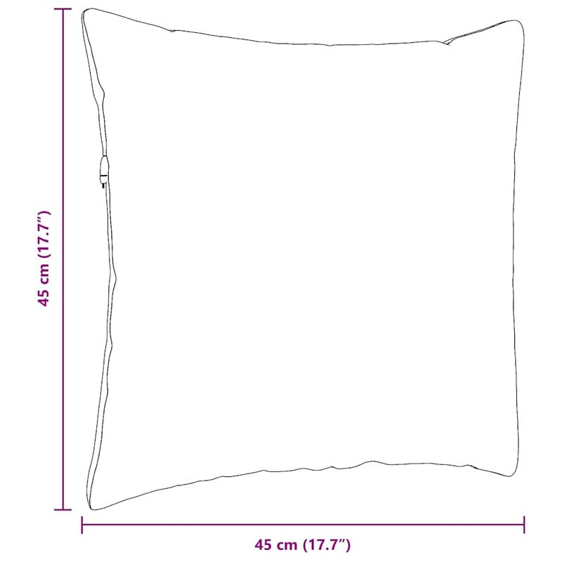 Casa si Gradina - Textile si covoare - Perne si pilote - Perne decorative - Perne pentru canapea 2 pcs Gri deschis 45 x 45 cm - Infinity.ro