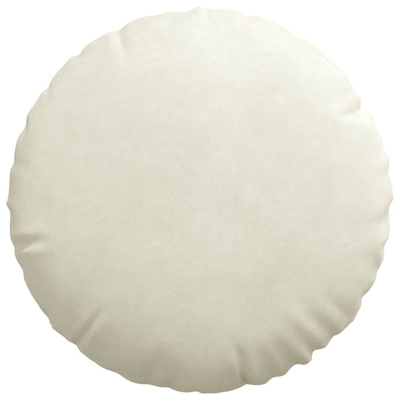 Casa si Gradina - Textile si covoare - Perne si pilote - Perne decorative - Perne de Sezut 2 pcs Crem Ø 40 x 13 cm Catifea - Infinity.ro