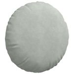 Casa si Gradina - Textile si covoare - Perne si pilote - Perne decorative - Perne de Sezut 2 pcs Gri deschis Ø 40 x 13 cm Catifea - Infinity.ro