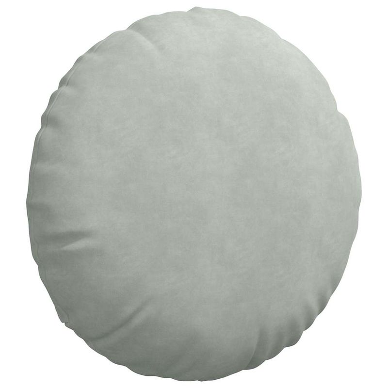 Casa si Gradina - Textile si covoare - Perne si pilote - Perne decorative - Perne de Sezut 2 pcs Gri deschis Ø 40 x 13 cm Catifea - Infinity.ro