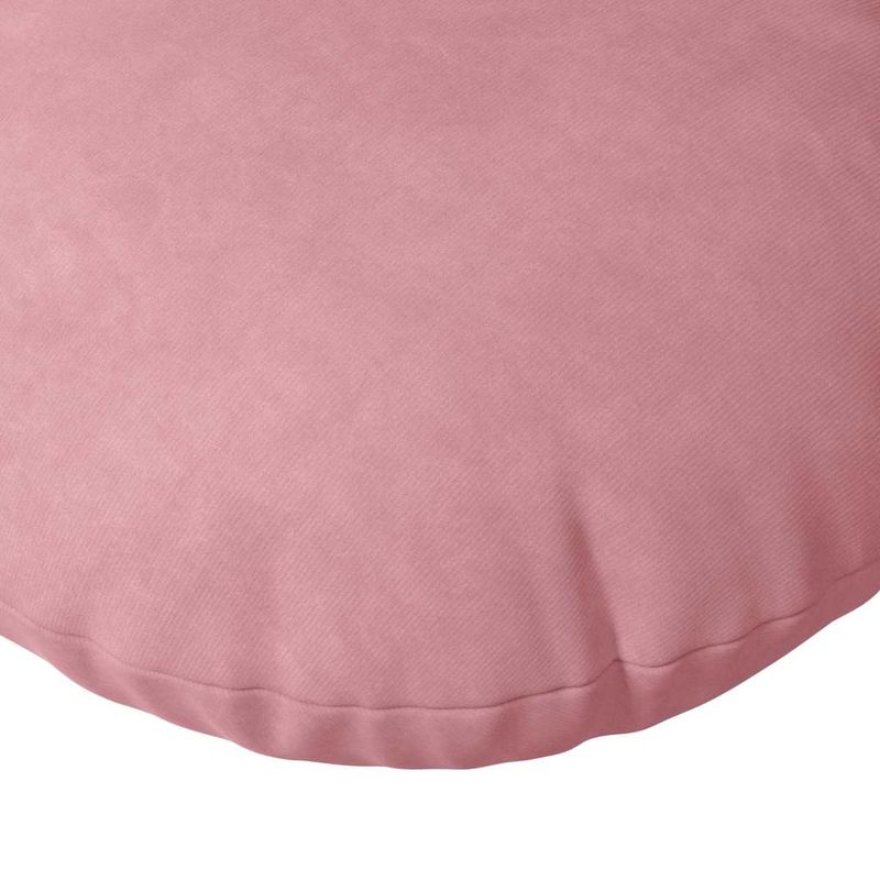 Casa si Gradina - Textile si covoare - Perne si pilote - Perne decorative - Perne de Sezut 2 pcs Roz Ø 40 x 13 cm Catifea - Infinity.ro