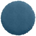 Casa si Gradina - Textile si covoare - Perne si pilote - Perne decorative - Perne de Sezut 2 pcs albastru Ø 40 x 13 cm Catifea - Infinity.ro