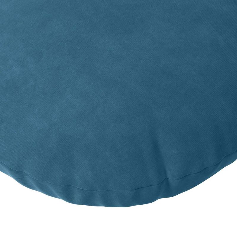 Casa si Gradina - Textile si covoare - Perne si pilote - Perne decorative - Perne de Sezut 2 pcs albastru Ø 40 x 13 cm Catifea - Infinity.ro