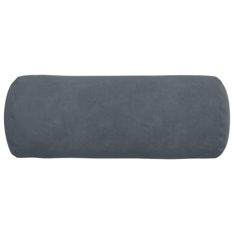 Casa si Gradina - Textile si covoare - Perne si pilote - Perne decorative - Perne Bolster 2 pcs Gri inchis Ø 15 x 40 cm - Infinity.ro