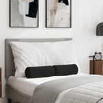 Casa si Gradina - Textile si covoare - Perne si pilote - Perne decorative - Perne Bolster 2 pcs Negru Ø 15 x 40 cm Tesatura din corduroy - Infinity.ro