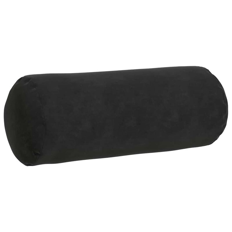 Casa si Gradina - Textile si covoare - Perne si pilote - Perne decorative - Perne Bolster 2 pcs Negru Ø 15 x 40 cm Tesatura din corduroy - Infinity.ro