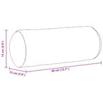 Casa si Gradina - Textile si covoare - Perne si pilote - Perne decorative - Perne Bolster 2 pcs Negru Ø 15 x 40 cm Tesatura din corduroy - Infinity.ro