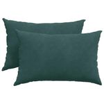 Casa si Gradina - Textile si covoare - Perne si pilote - Perne decorative - Perne pentru canapea 2 pcs Verde inchis 60 x 40 cm - Infinity.ro