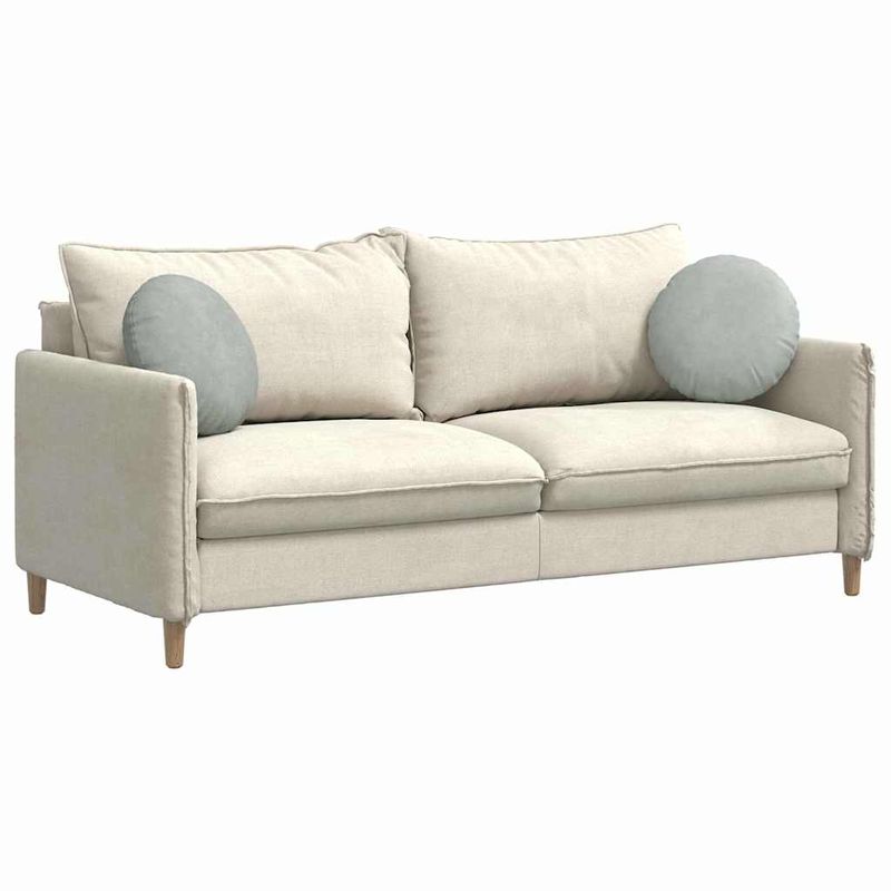 Casa si Gradina - Textile si covoare - Perne si pilote - Perne decorative - Perne de Sezut 2 pcs Gri deschis Ø 40 x 13 cm Catifea - Infinity.ro