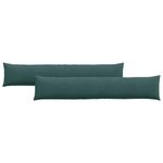 Casa si Gradina - Textile si covoare - Perne si pilote - Perne decorative - Perne pentru canapea 2 pcs Verde inchis 200 x 40 cm - Infinity.ro